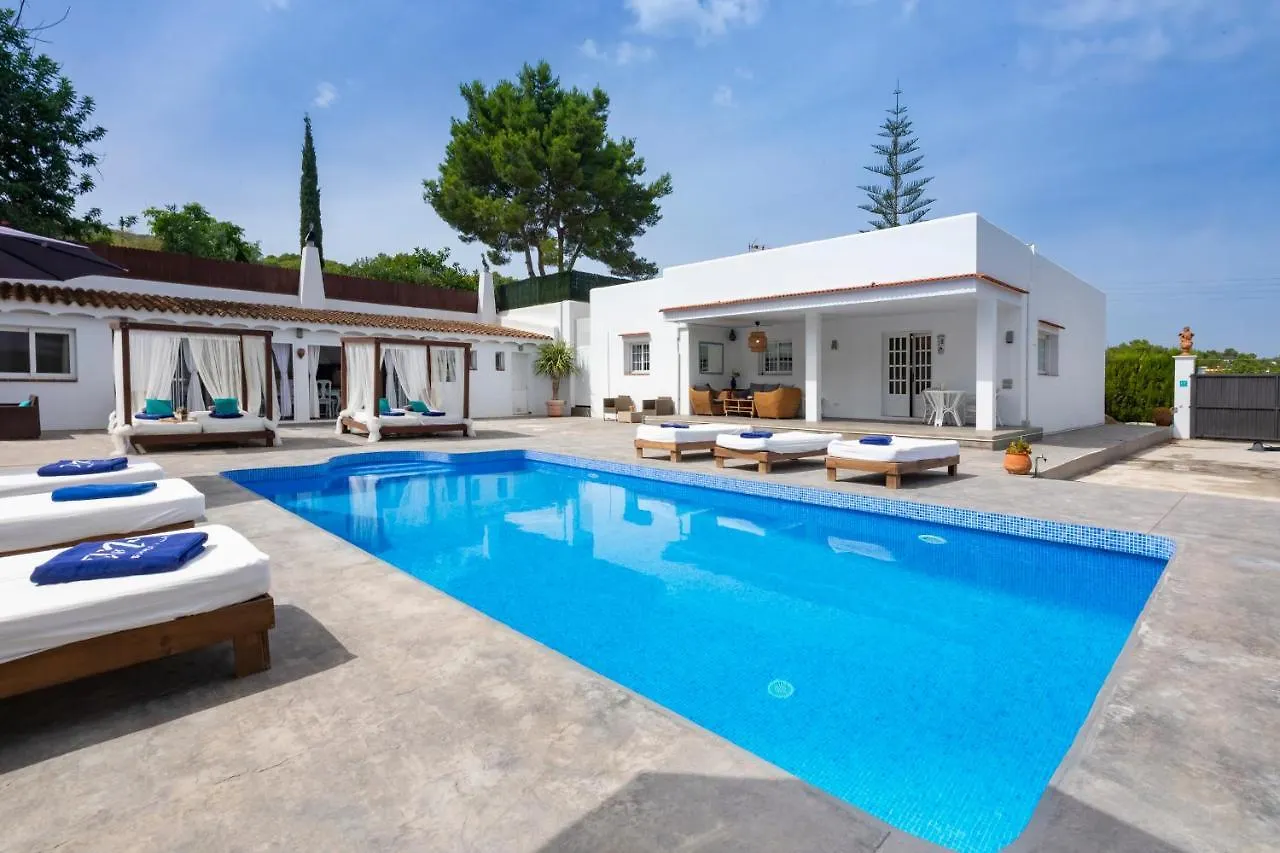 Villa In Ibiza Town With Private Pool, Sleeps 10 圣若法尔萨克鲁 西班牙