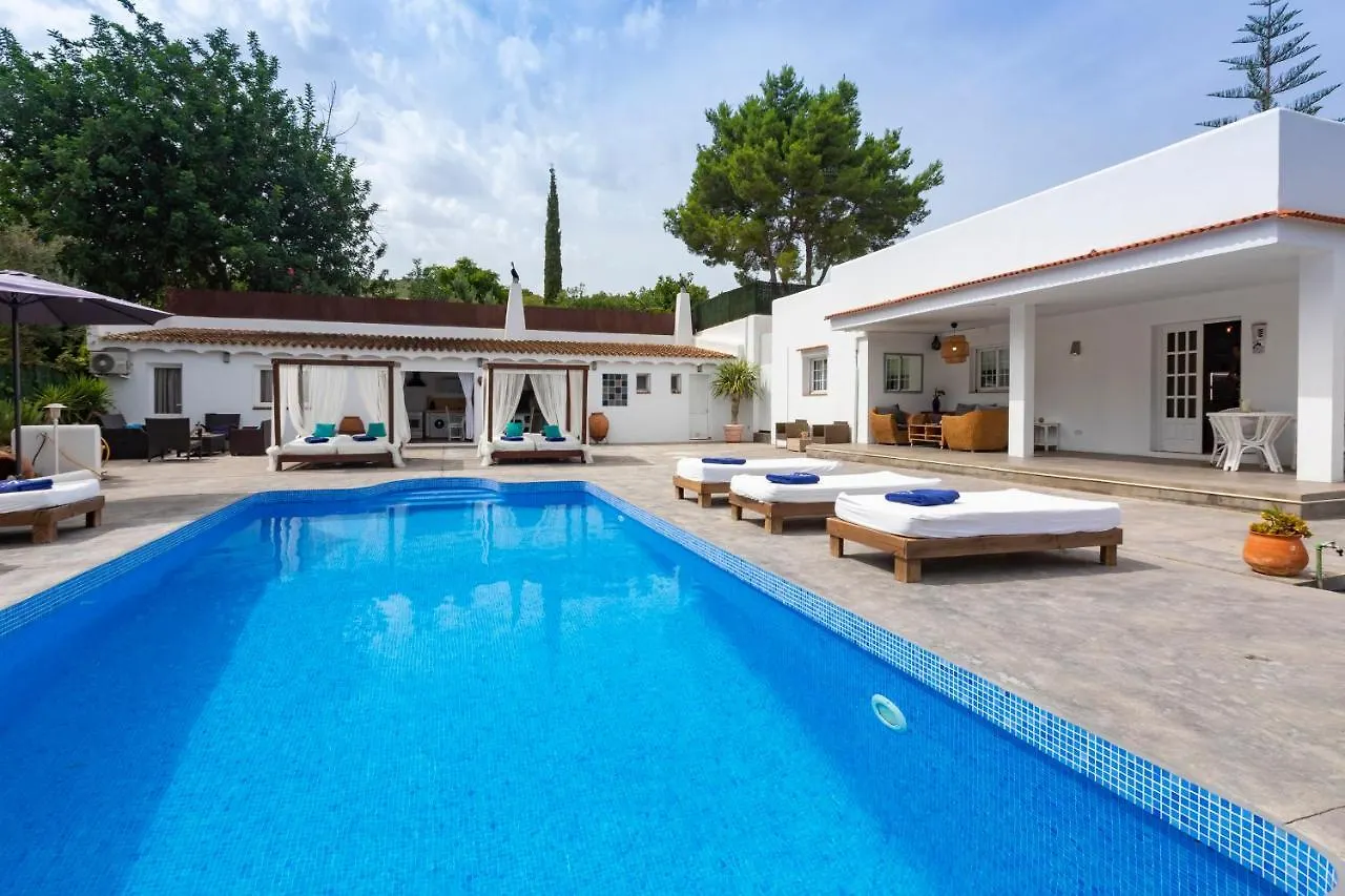 Villa In Ibiza Town With Private Pool, Sleeps 10 圣若法尔萨克鲁